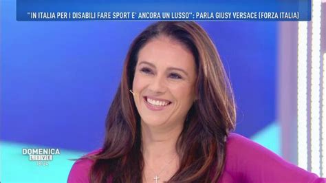 domenica live giusi versace|Parla Giusy Versace: Forza Italia .